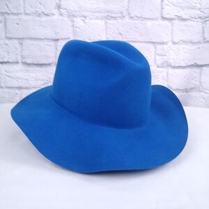 NWT Bailey of Hollywood Royal Blue Inglis Litefelt Hat M